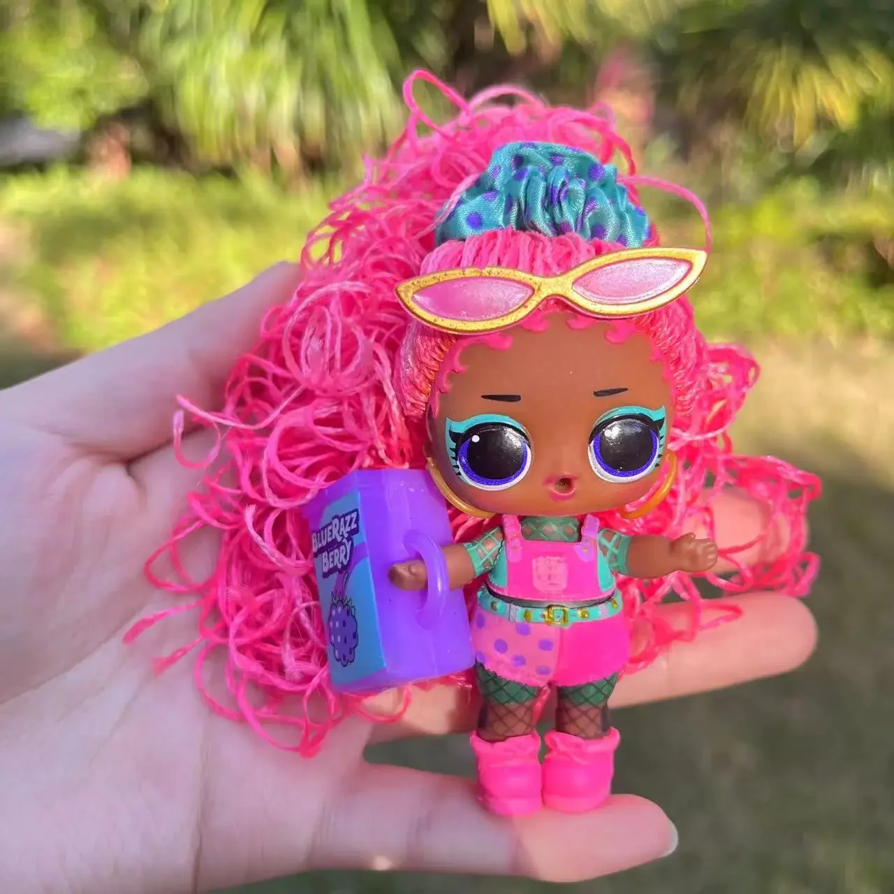 LOL 8CM Long Hair Doll Remix Series Rare Children\'s Toy House Children\'s Birthday and Christmas Gifts Without Boxes