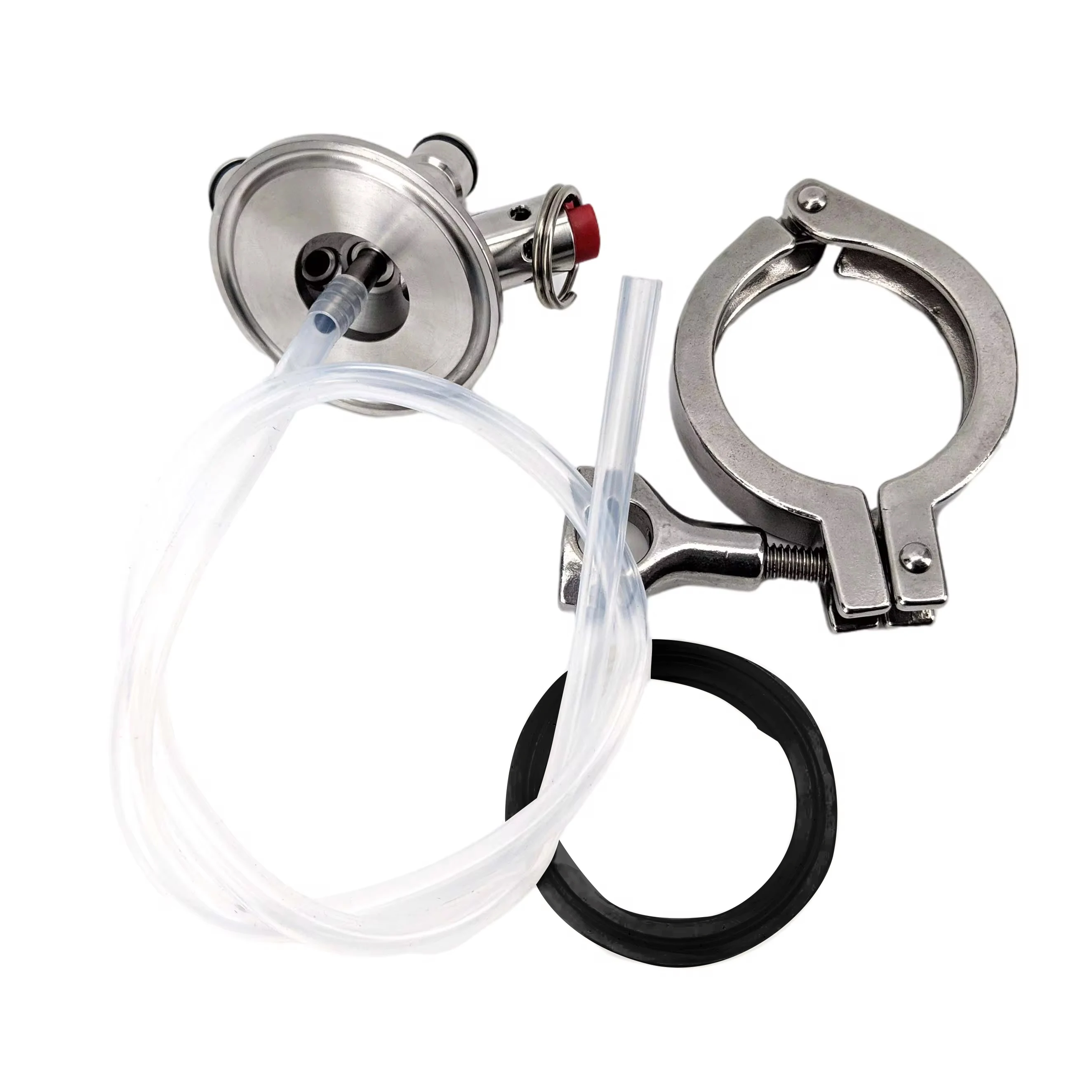 KegLand Ball Lock Tapping Head to 2 Inch Tri-Clover (Commercial Keg Adaptor)