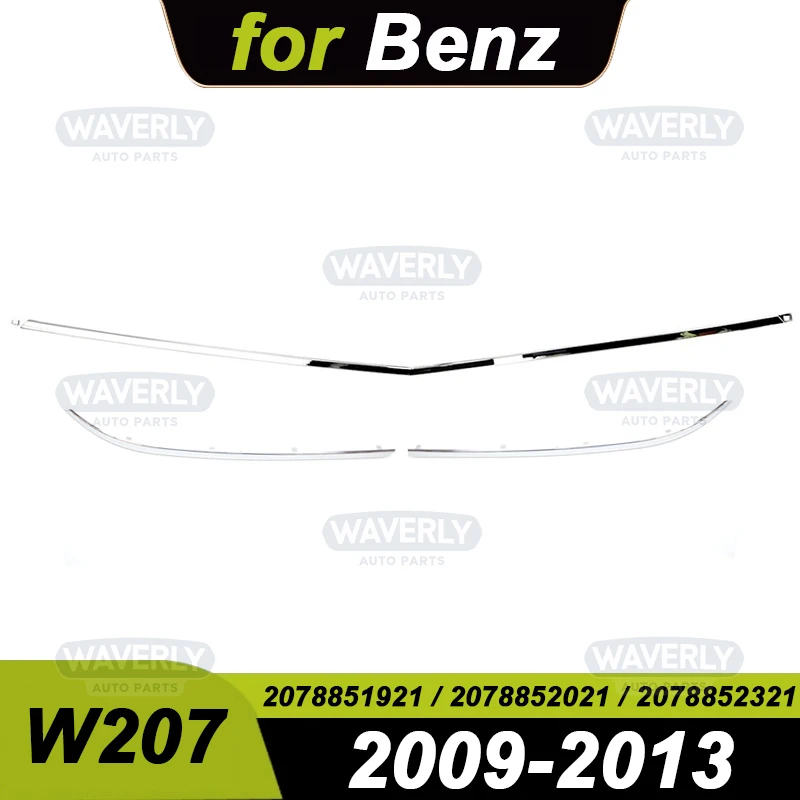 

Для 2009-2013 Mercedes Benz E-Class W207 C207 A207 передний бампер, хромированная отделка, хромированный спойлер 2078851921 2078852021 2078852321