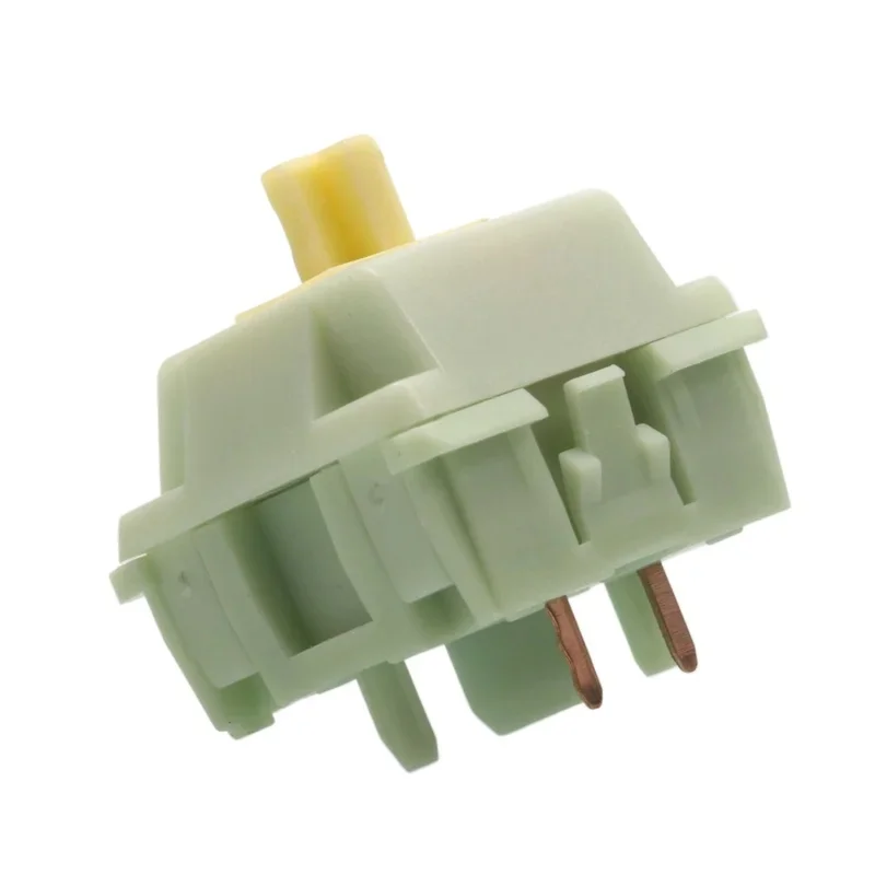 Interruptores mecánicos HMX Gravel V2, tipo lineal, 45 g, prelubricados, con conector de 5 pines y vástago de POM, para teclados personalizados y juegos MX.