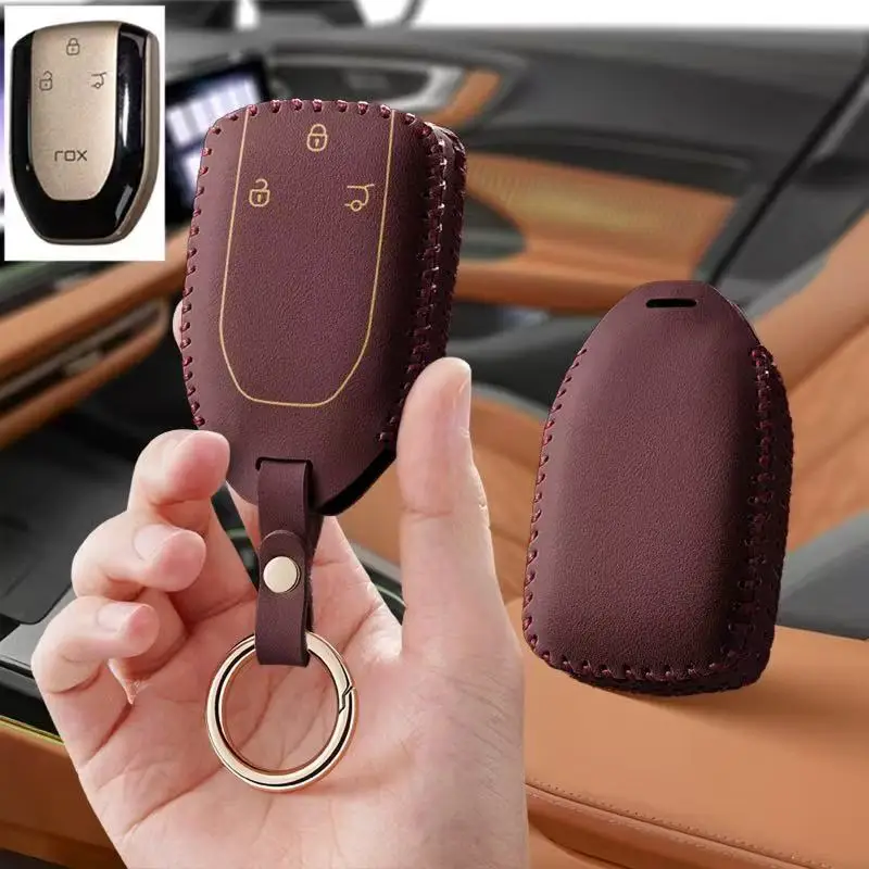 Car Accessories Key Case Cover Holder Buckle Ring For Rox Adamas Jishi Polestones 2026 Key Protective Shell Bag Pouch