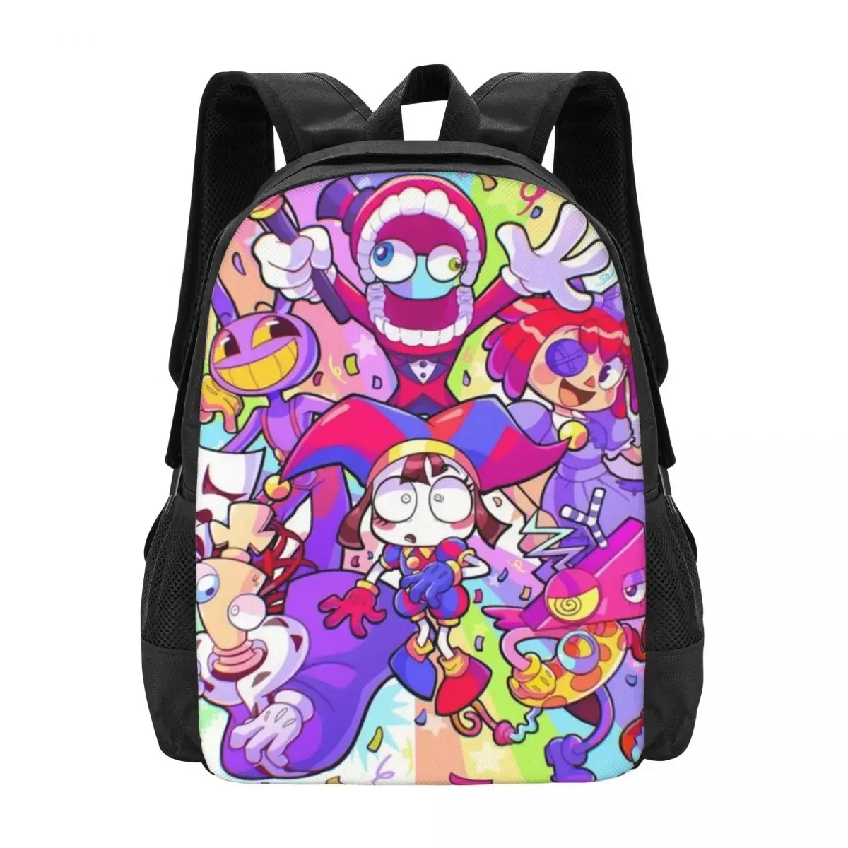 Ransel Laptop Perjalanan Sirkus Digital Menakjubkan Kartun, Hadiah Tas Komputer Sekolah Perguruan Tinggi Bisnis untuk Pria & Wanita