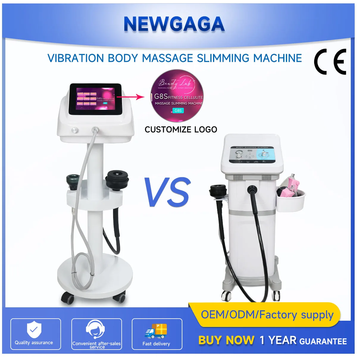 NEWGAGA G8S Vibration Vacuum Body Massage Slimming Machine Cellulite Reduce Body Shaping Equipment Weight Loss Beauty Salon Use