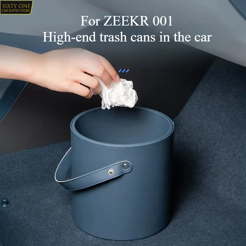 

For ZEEKR 001 X 007 009 Car Trash Can Multifunctional Storage Box Storage Box Car Interior Accessories