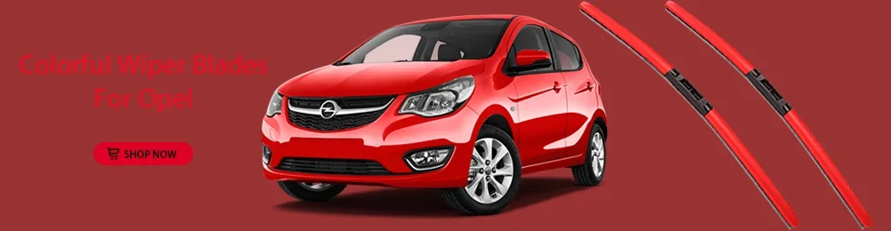 LNJING Bunte Scheibenwischerblätter für Opel Corsa D E 2006-heute – Detail 2