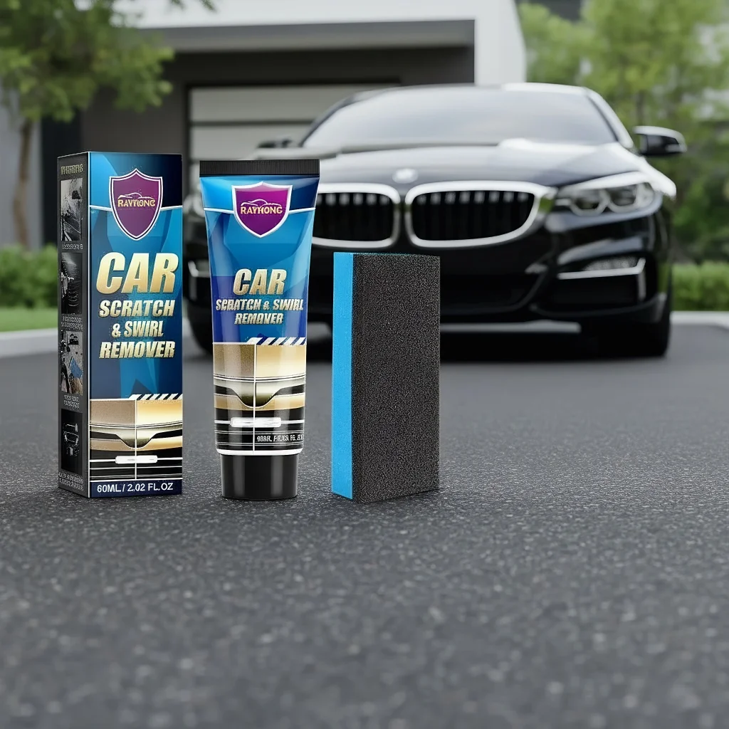 

120ML Motorcycle Scratch Remover - Paint Care Polishing Wax & Anti-Scratch Repair Tool