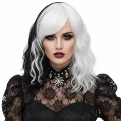 MSIWIGS Synthetic Hair Short Curly Mixed Rainbow Color Fake Hair Purple Blue With Blonde Red Highlight Bob Wig Ladies