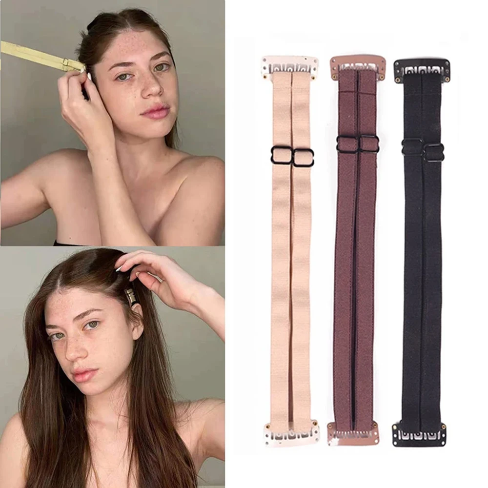 The Stretching Straps for Lift The Eyes and Eyebrows Bb Clip Elastic Band Adjustable Rubber Invisible Hair Band Skin Tightening