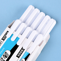 10Pcs Long Tip Long Nib Marker MultiPurpose Water Resistant Deep Hole Marker furnitueWoodworking Carpenter pencil tool for metal