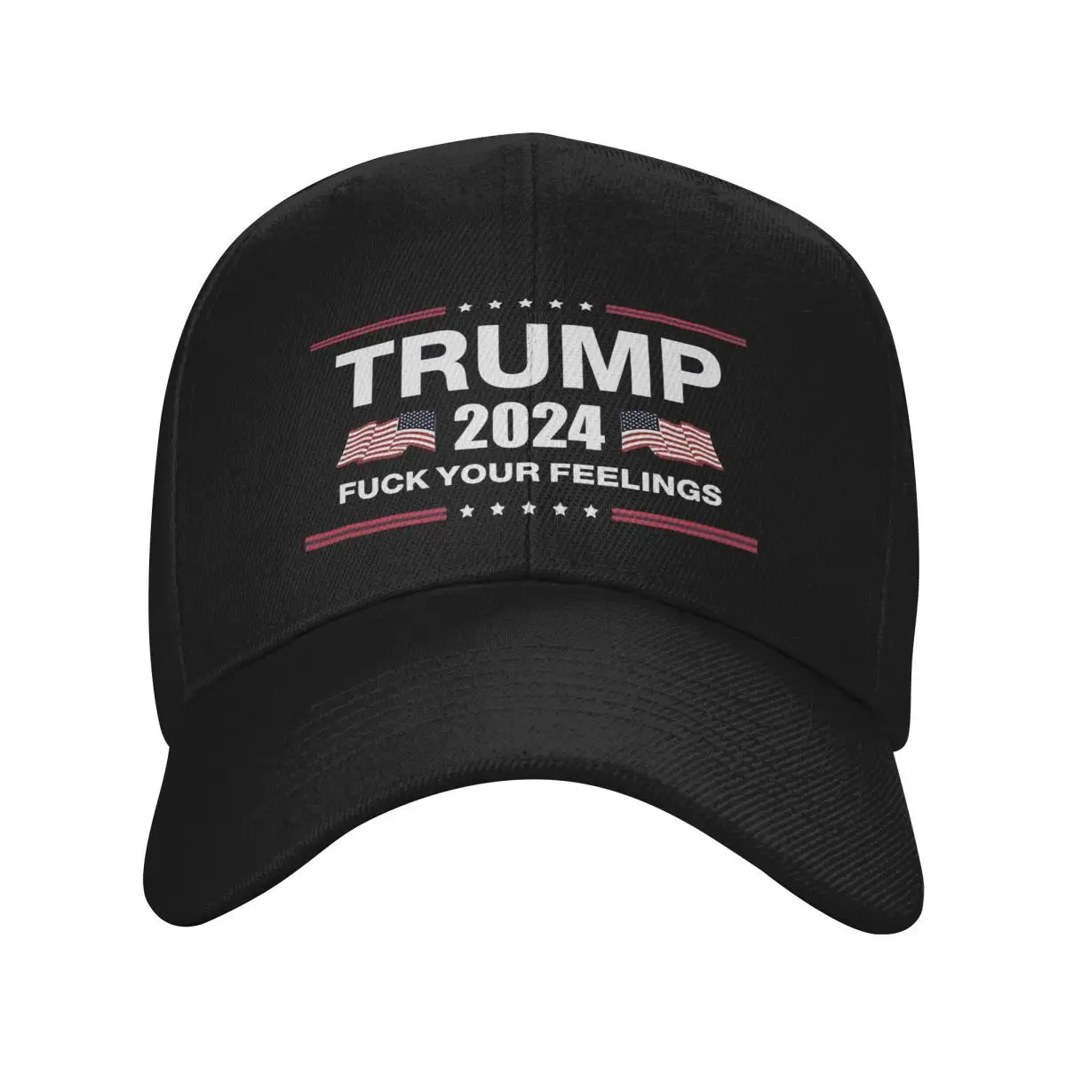 Adult Trump 2024 FCK Your Feelings Funny Caps Outdoor Baseball Caps Snapback Caps Donald Trump Hats Trucker Worker Cap  Dad Hat