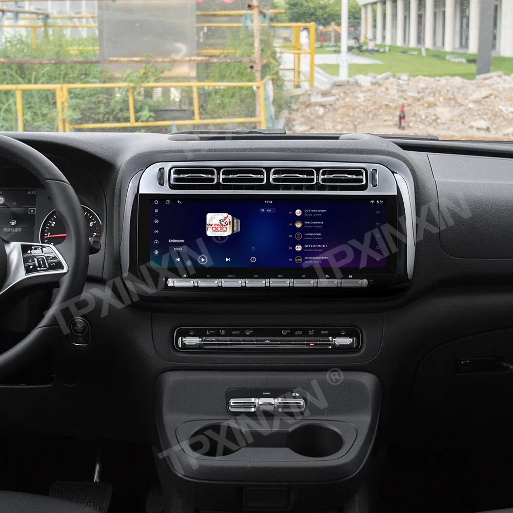 14.9 "أندرويد 15 راديو السيارة لمرسيدس بنز فيتو 2024 2025 سيارة الوسائط المتعددة مشغل فيديو ستيريو السيارات لتحديد المواقع والملاحة أبل Carplay #4