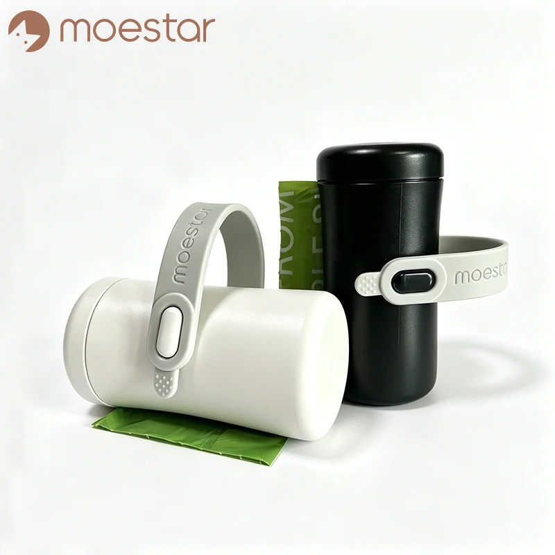 Moestar Dog Poop Bags Dispenser Holders Leash Accessories Portable Durable for Pet Walking Ease