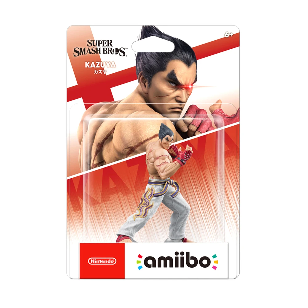 Nintendo Switch Amiibo Figura Sephiroth Kazuya Super Bros Smash Estatueta Original Original Nova Marca