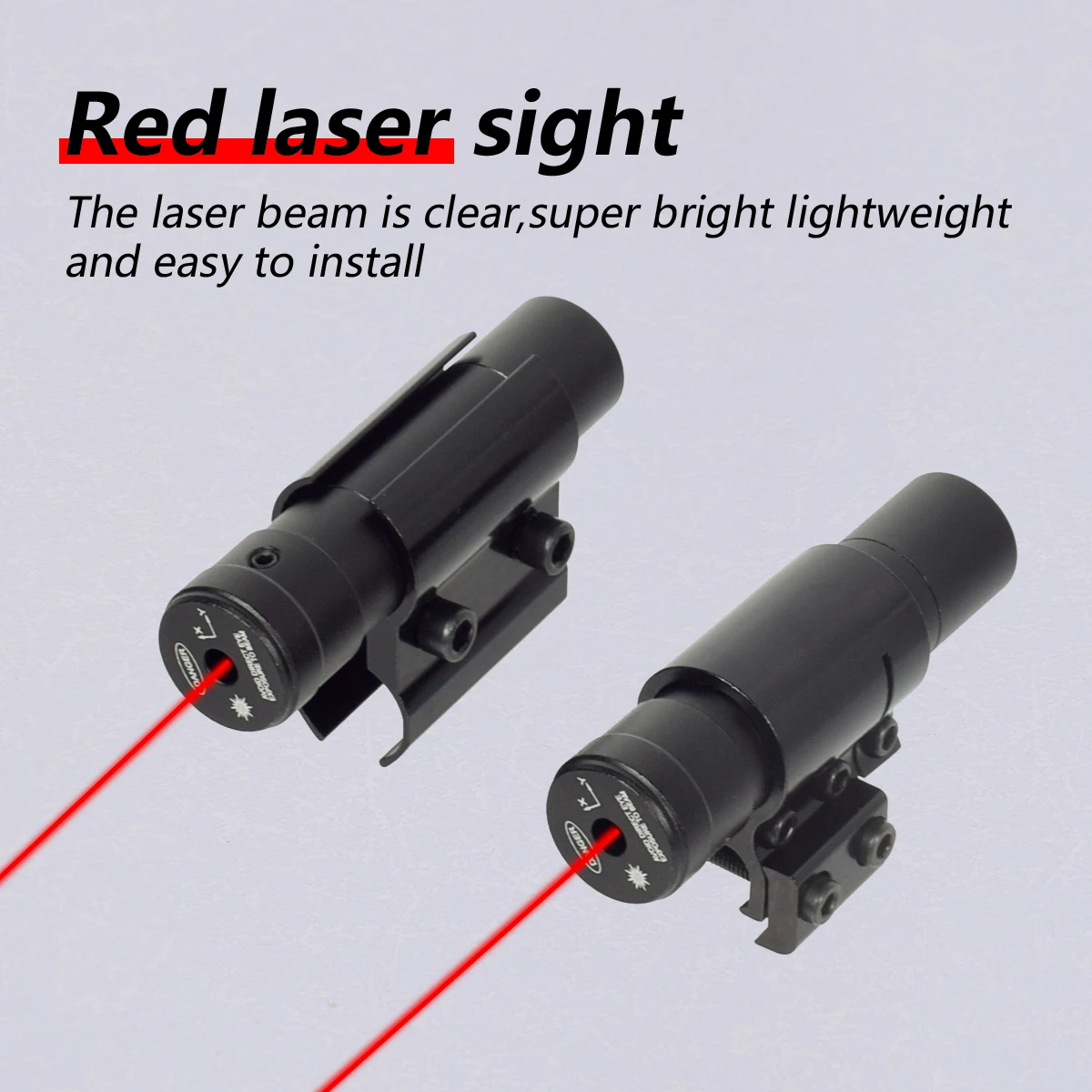 Tactical Red Laser Sight Adjustables 20mm 11mm Rail Picatinny Spitfire Tracer 14mm CCW/10mm CW for Shooting Adult Universal Toy