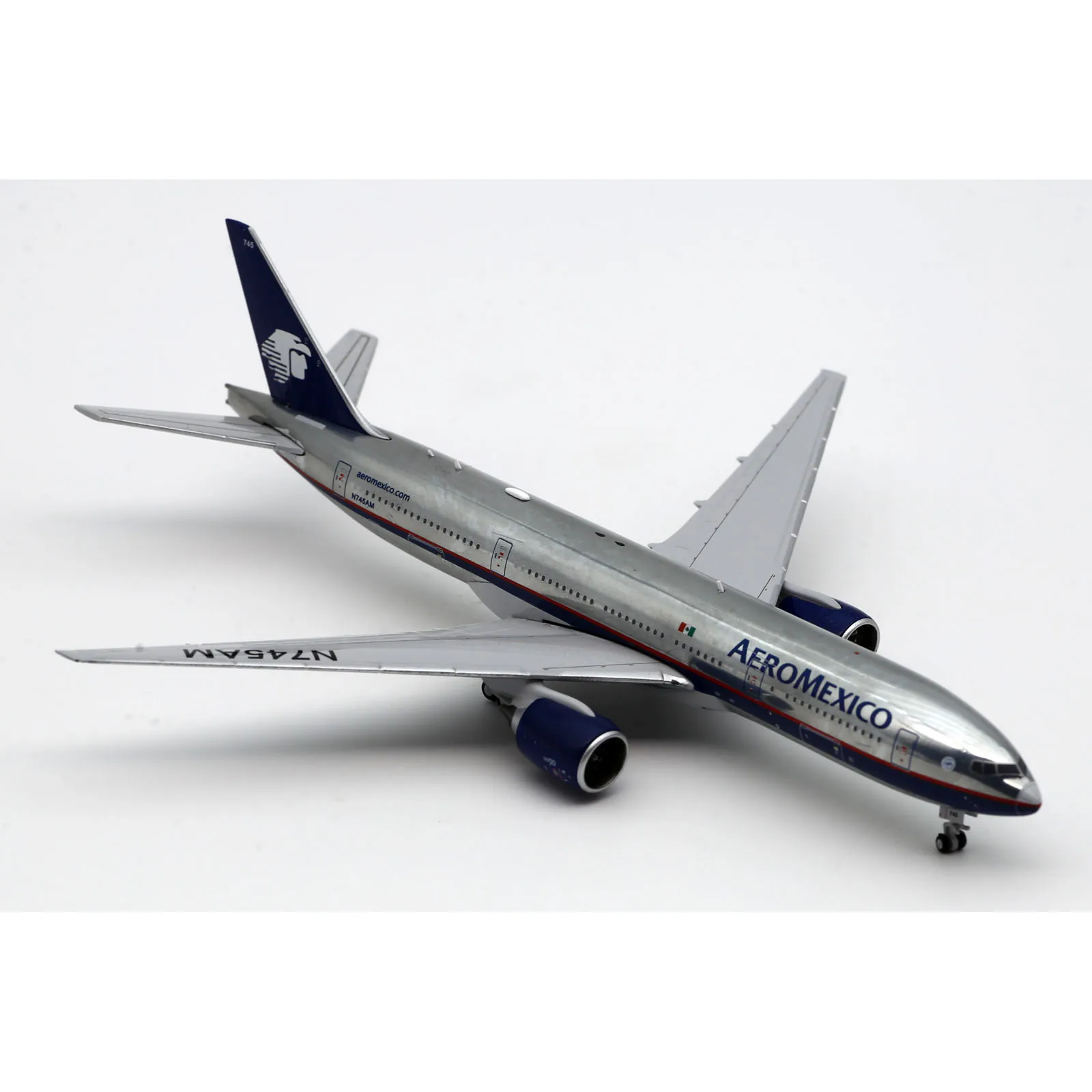 XX40025 Alloy Collectible Plane Gift JC Wings 1:400 Aeromexico Airlines Boeing B777-200ER Diecast Aircraft Jet Model N745AM