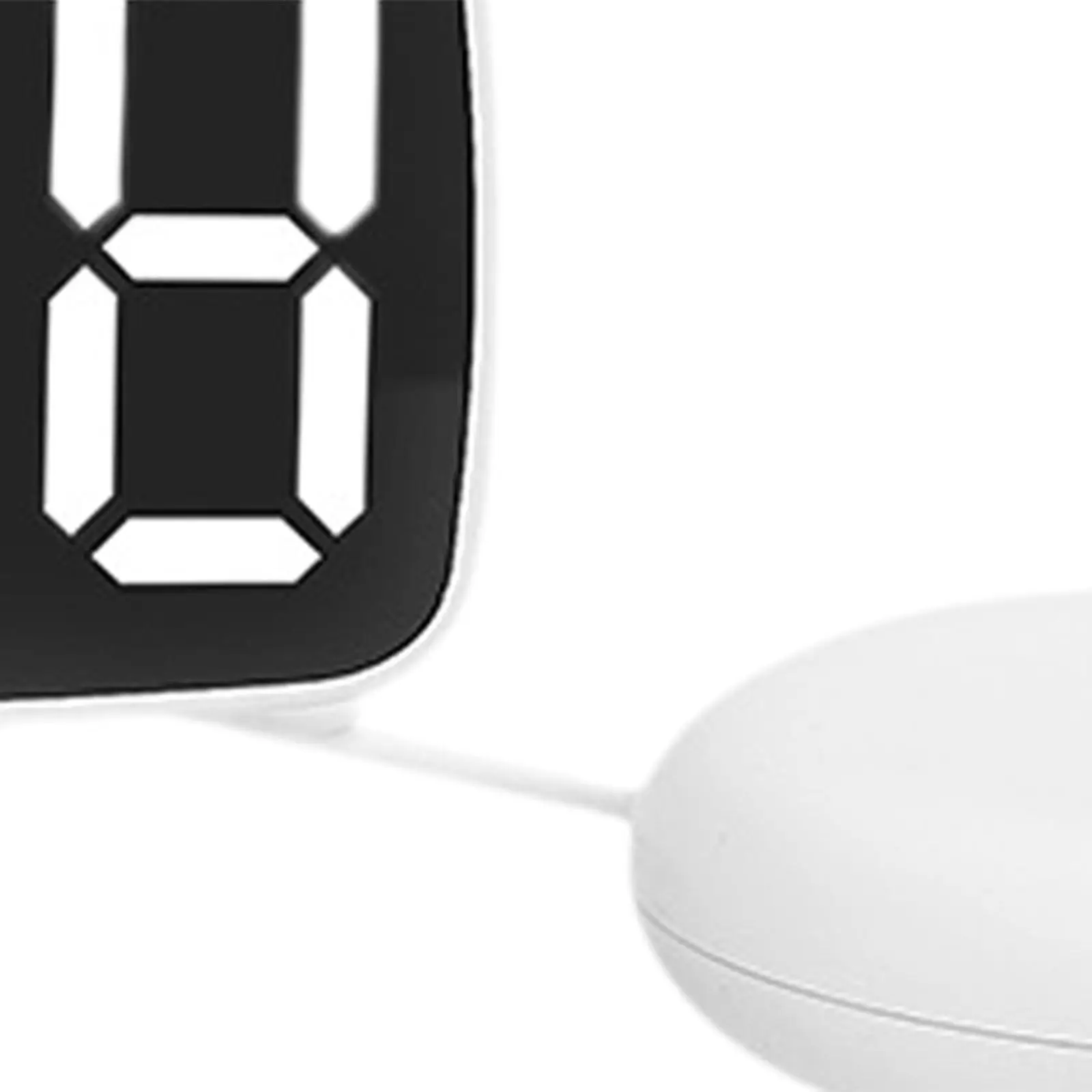 Relógio digital com data, presentes, fácil de ler, versátil, acessório de relógio led para escritório, sala de estar, mesa, quarto, fundo