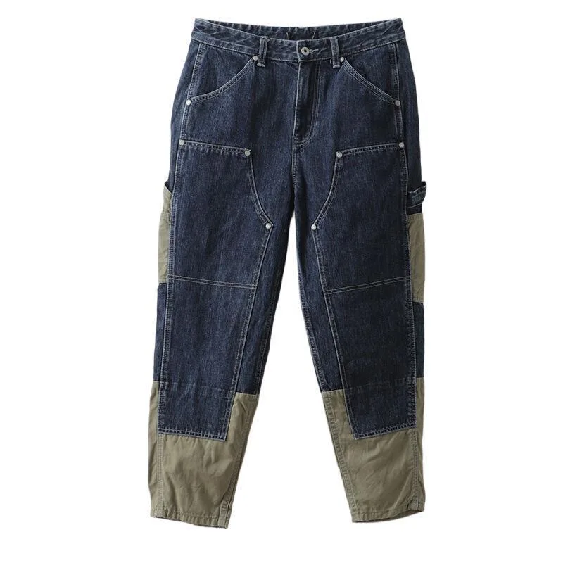 

Spring and Autumn New Fashion Trend Straight Stretch Jeans Men's Casual Loose Comfortable Sports Large Size High Quality Pants