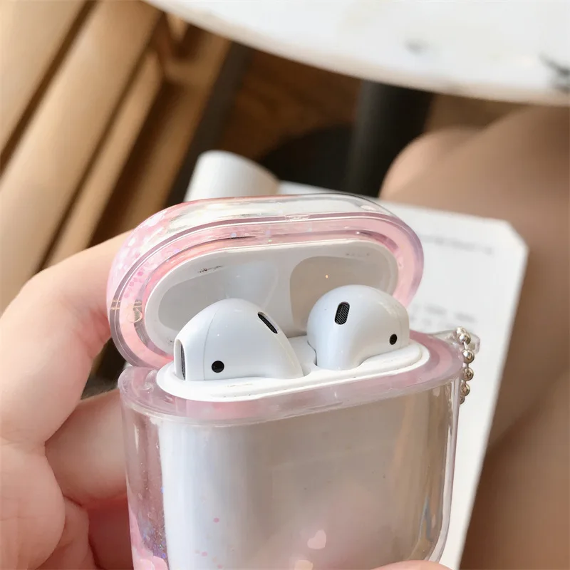ประกาย Quicksand สําหรับ AirPods 4 Airpod 1 2 3 Pro Pro2 หูฟังบลูทูธกล่องชาร์จป้องกันหูฟังกรณี