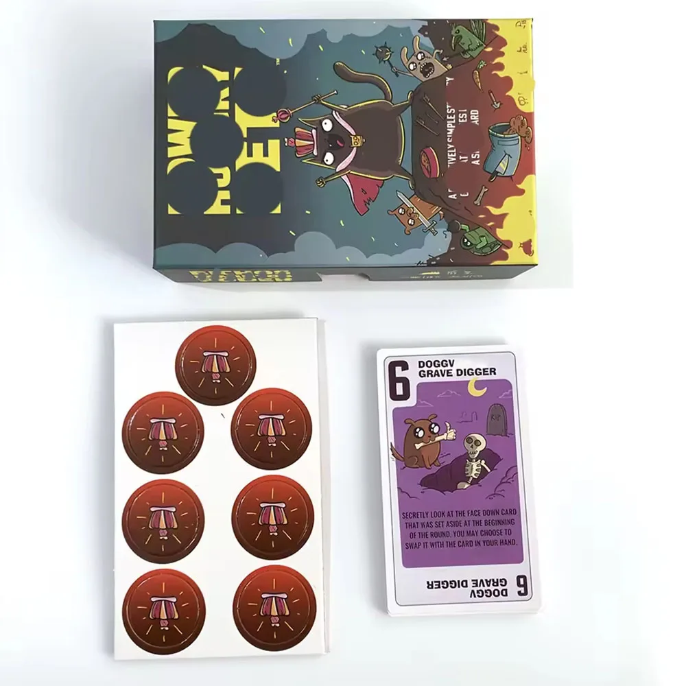 لعبة بطاقات Power Hungry Pets، لعبة لوحية، بطاقات استراتيجية للحفلات العائلية، لعبة بطاقات الحفلات، لعبة استراتيجية التحدي #4