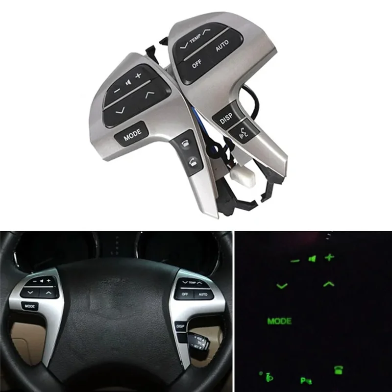 

A51K-автомобильный Bluetooth-кнопка управления звуком на рулевом колесе 84250-0E220 для Toyota Highlander 2009-2012 Hilux 2011-2013