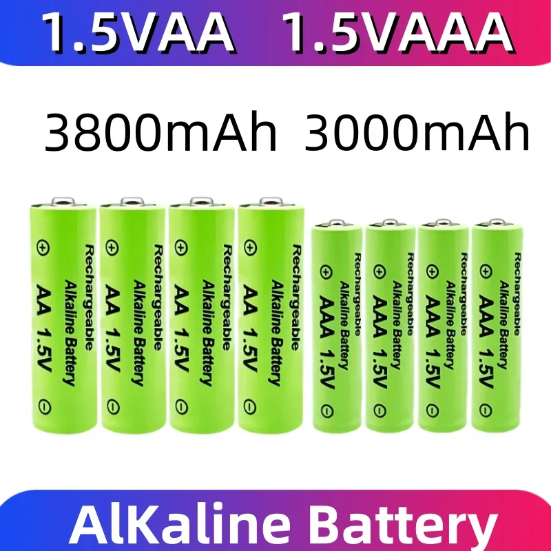 1.5V AA + AAA NI MH Non Rechargeable AA Battery AAA Alkaline lpega3800-3000mah For Torch Toys Clock MP3 Replace Ni-Mh Battery