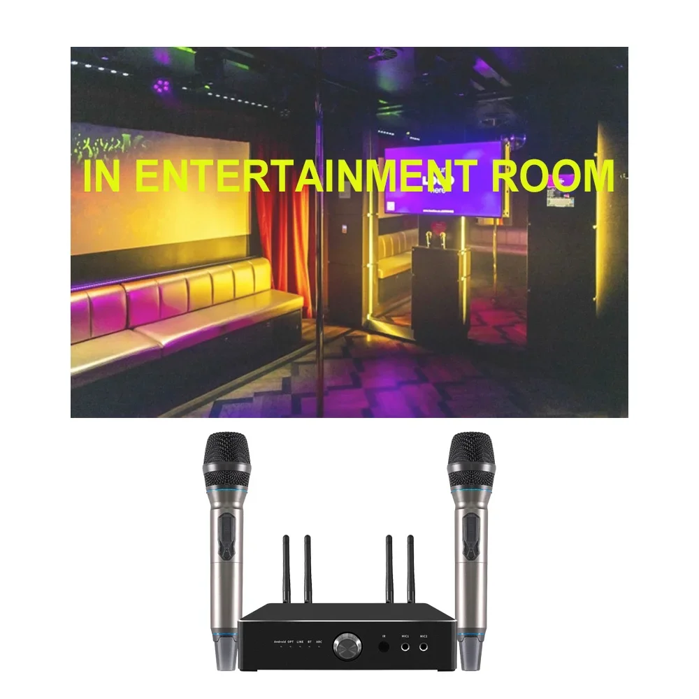 Bluetooth Optical Android High Quality Karaoke Set Home Digital Power Amplifier Mixer Audio 600W USB Input Mixer Amplifier