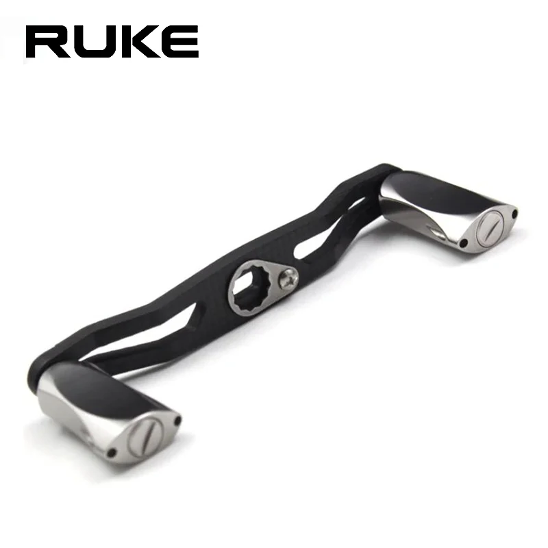 

Ruke 1pc Fishing Reel Handle Carbon Fiber for S/D/A Typ Allloy Knob Hole 8*5/7mm Length 105mm Fishing Reel Rocker Accessory