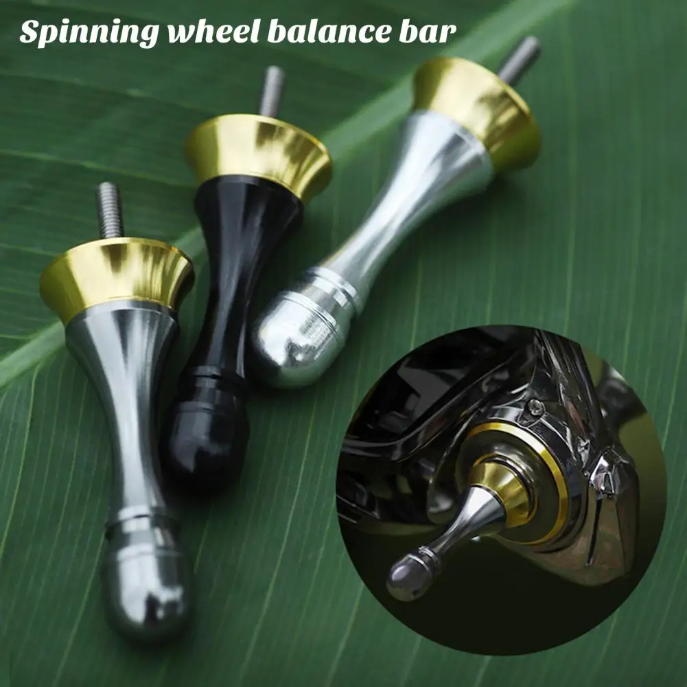 Anti-Collision Fishing Reel Balance Holder Fishing Wheel Stabilizer Bar Metal Lure Spinning Reel Stand Fishing Reel Accessories