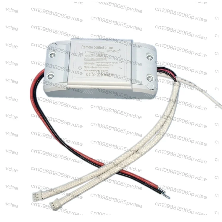 IN Out 12V-24V 2.4G Remote Control Driver Power Supply Constant Voltage Dimming Drive Led Strip Controller 12A Two Way 3P Output