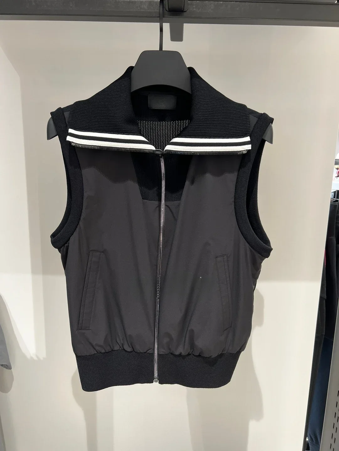 Golf Wear Women Summer Casual 2024 Sport Golf Jacket with Lapel Zipper Sleeveless Versatile Vest