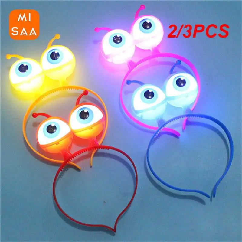 2/3PCS Glow Headband Can Be Used Repeatedly Simple And Delicate Halloween Creative Little Monster Home Supplies