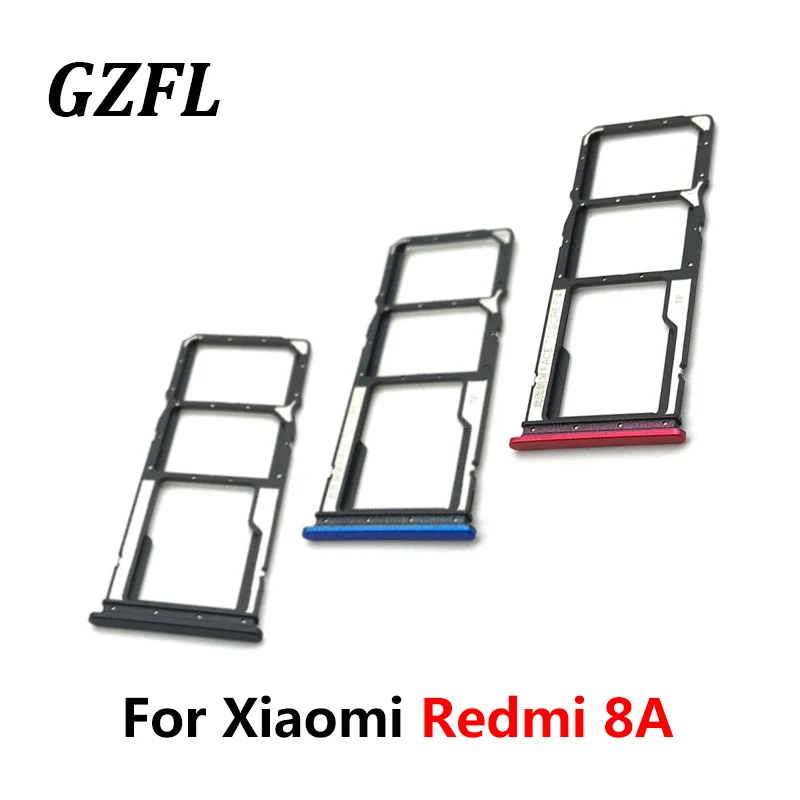 

SIM Card Slot SD Card Tray Holder Adapter Accessories For Xiaomi Redmi 8A