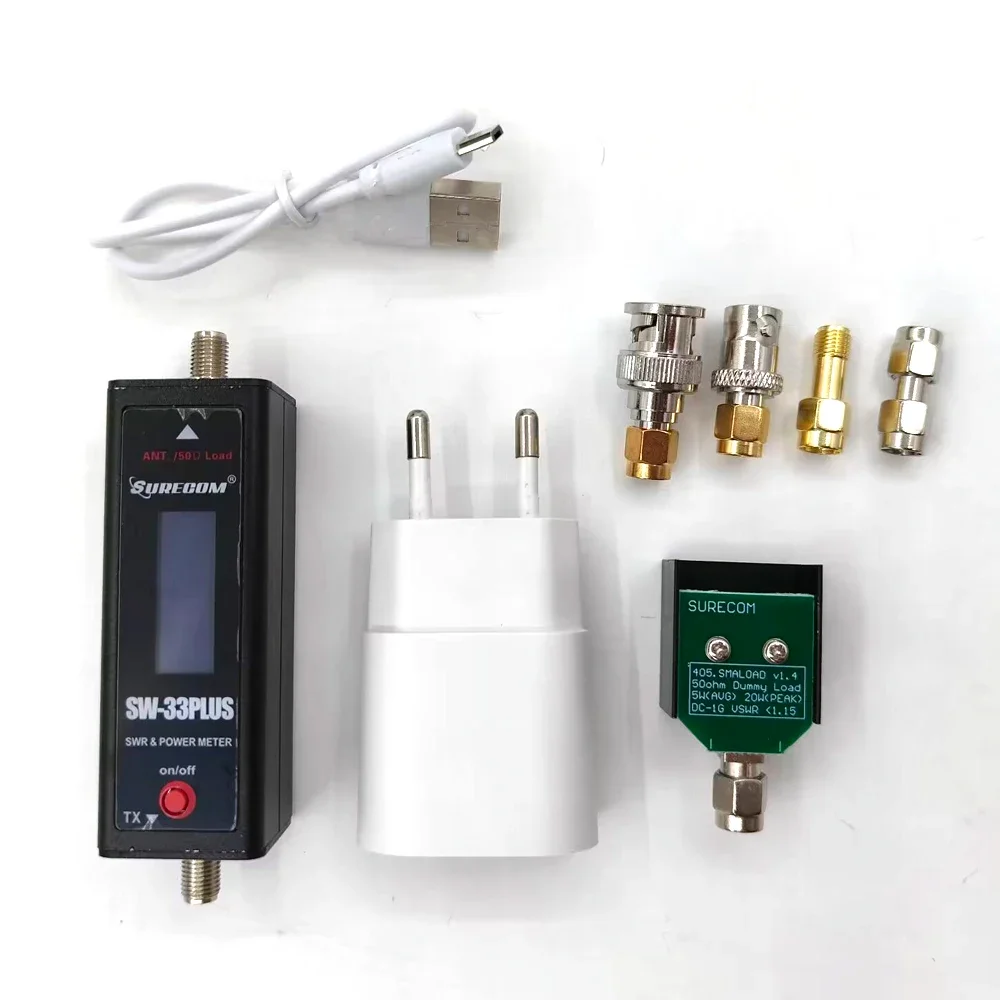 

Измеритель мощности SURECOM 125-525 МГц VHF/UHF 100 Вт SWR с разъемом SMA Female для раций и портативных радиостанций (для использования на улице)