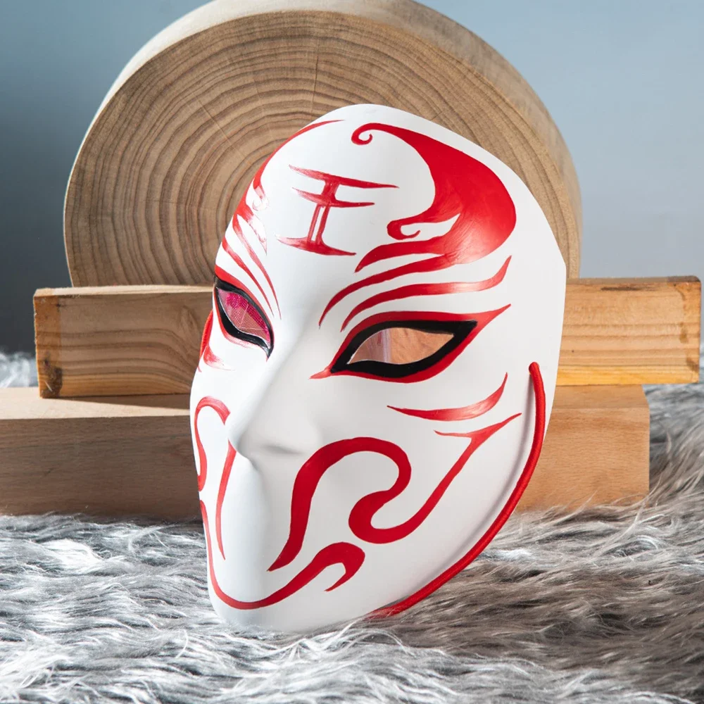 คอสเพลย์ Slash God King หน้ากากตลก Unisex Adlut Diy สีขาวว่างเปล่าหน้ากาก Masquerade ฮาโลวีน Carnival Party เครื่องแต่งกาย Props