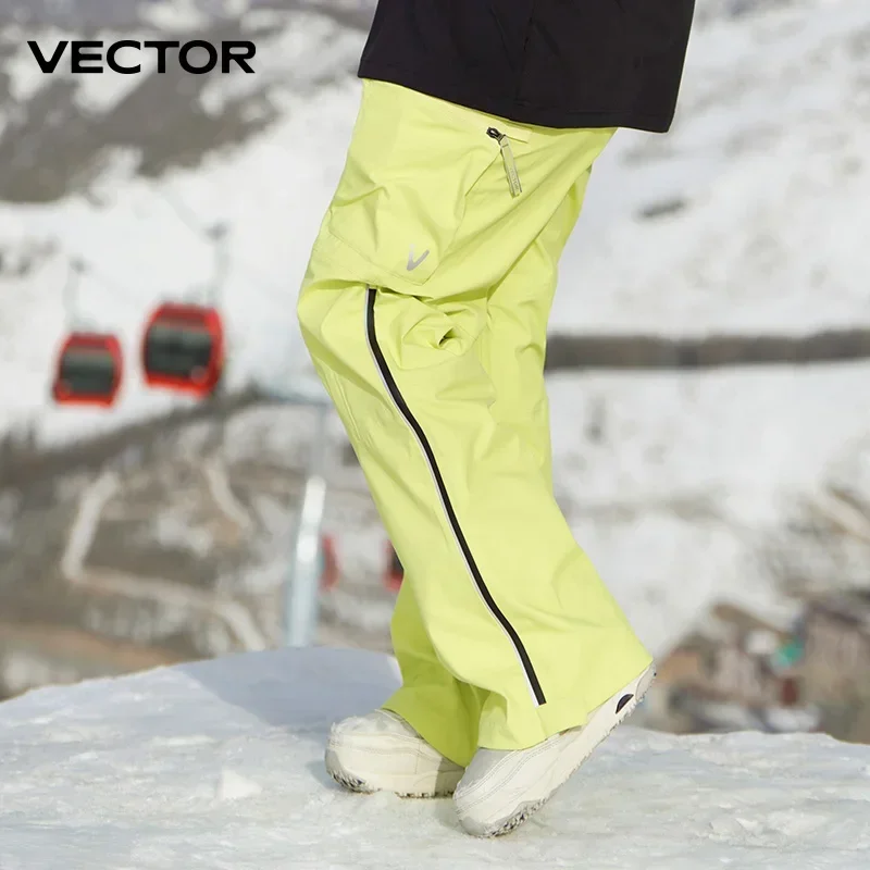 Pantaloni da sci invernali di marca VECTOR da donna Pantaloni da neve caldi impermeabili antivento di alta qualità da esterno Pantaloni da snowboard