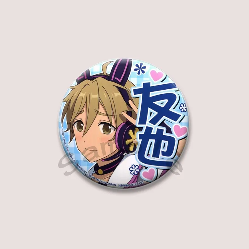 Cute Ensemble Stars Band Lapel Pins Cartoon Idol Icons Brooch Hakaze Kaoru Hidaka Subaru Badge on Backpack Clothing Accessories