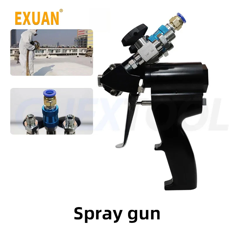 

Pneumatic Spray Gun Spray Machine ZK-02pro Circular Mouth Spray Gun Paint Coating Two Component Polyurethane Spray Gun Foaming