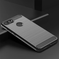For Xiaomi Mi 8lite mi8 lite mi8lite Shockproof Silicone Case Luxury Carbon Fiber Cover for xiaomi 8 lite 8lite Soft Matte Cases