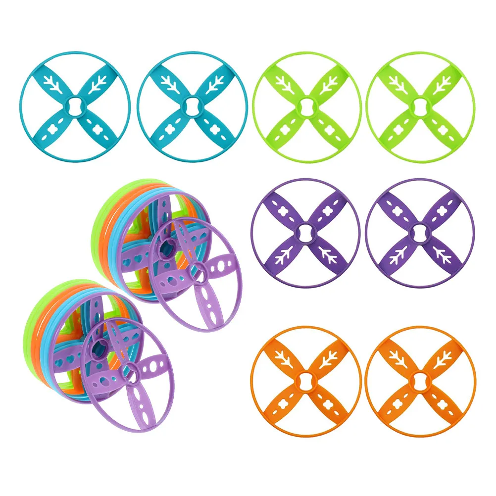 

24Pcs Flying Disc Refill Set Plastic Outdoor Discs for Kids Handheld Foot Tossing Outdoor Sports Game Accessories Beach Discs