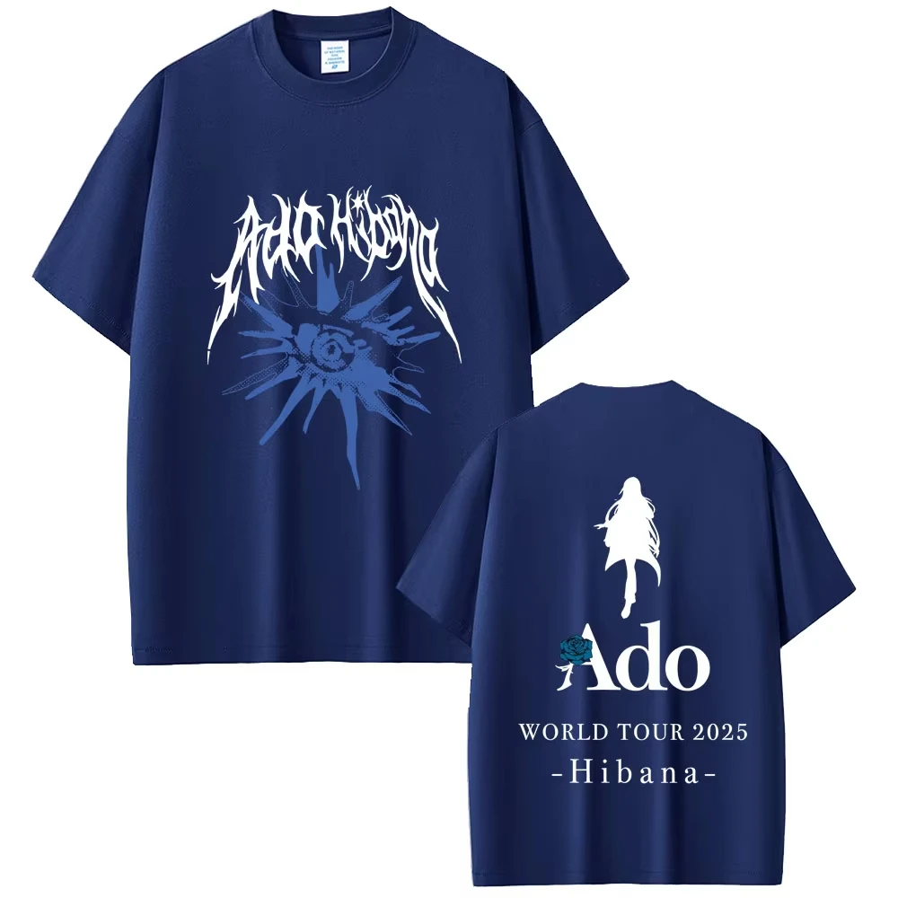 Ado world tour 2025 hibana camisetas masculinas mulheres moda