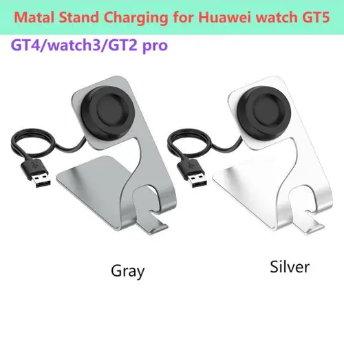 Imagen 1 del producto Soporte de carga Matal para Huawei watch GT5 Pro 46m 42mm reloj GT5 46mm 41mm estación de carga USB A para reloj GT4 GT3 GT2 PRO