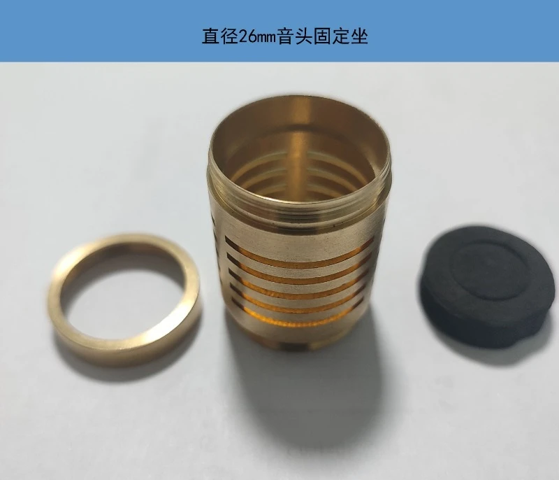 26mm Microphone Capsule Copper Bracket Sound Head Holder For Condenser Mic Core