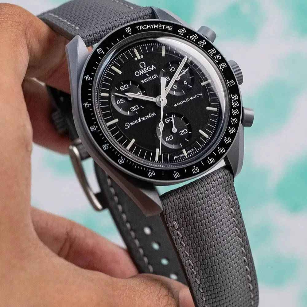 قسط Sailcloth التوقيع حزام Delugs تصميم ل Omeaga تيودور تيسو رولكس تانك كارتييه توقيع أشرطة ساعات اليد