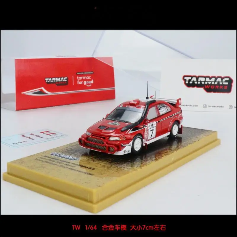 

TW Tarmac Works 1:64 for Mitsubishi Lancer EVO 6.5 Diecast Model Car Kids Toys Gift