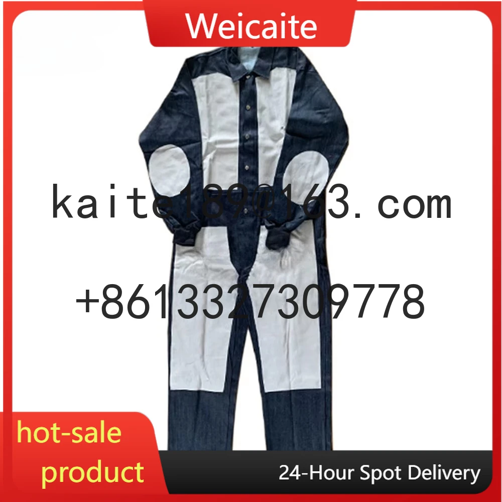 

Leather Sandblasting Suit Heavy Duty Long-sleeved One-piece Sand Blaster Protective Clothes