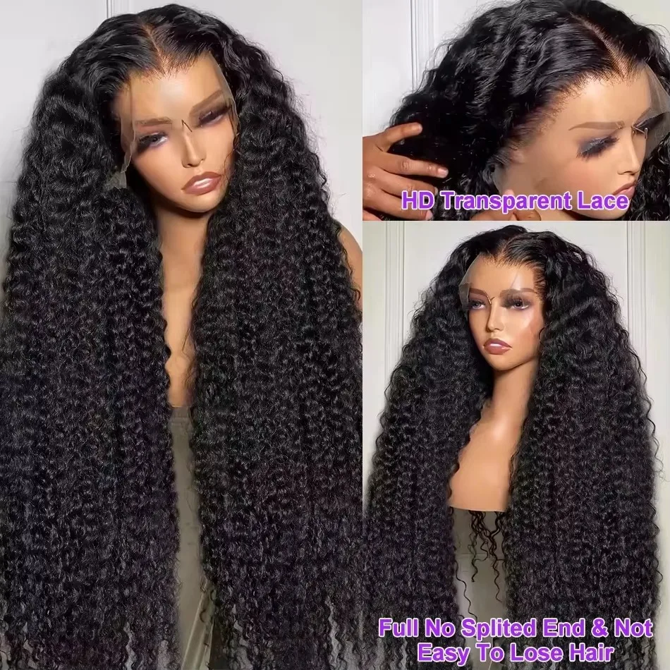 

200% Density 13x6 Deep Wave Hd Lace Frontal Wigs Human Hair 30 40 Inch Wet And Wavy Loose Water Wave Lace Front Wig 13x4 Curly Lace Frontal Human Hair Lace Wigs For Women Human Hair 100% Human Hair