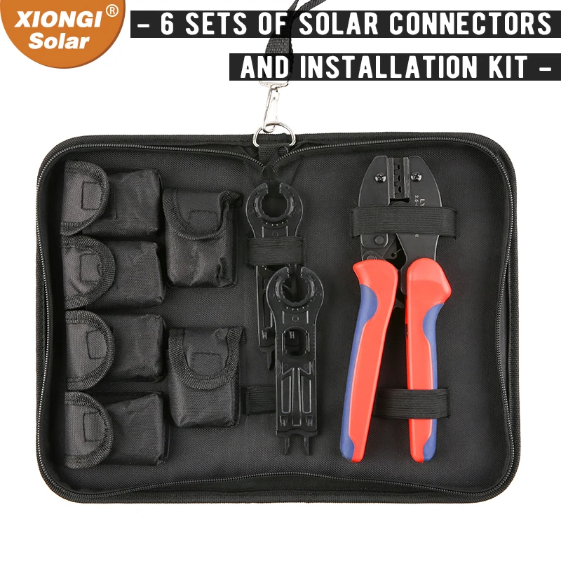 Imagem -04 - Solar Crimper Tool Kit Crimping Alicadores Grupo Terminal Elétrico Wire Clip Conector para Montagem e Instalação de Cabo do Painel