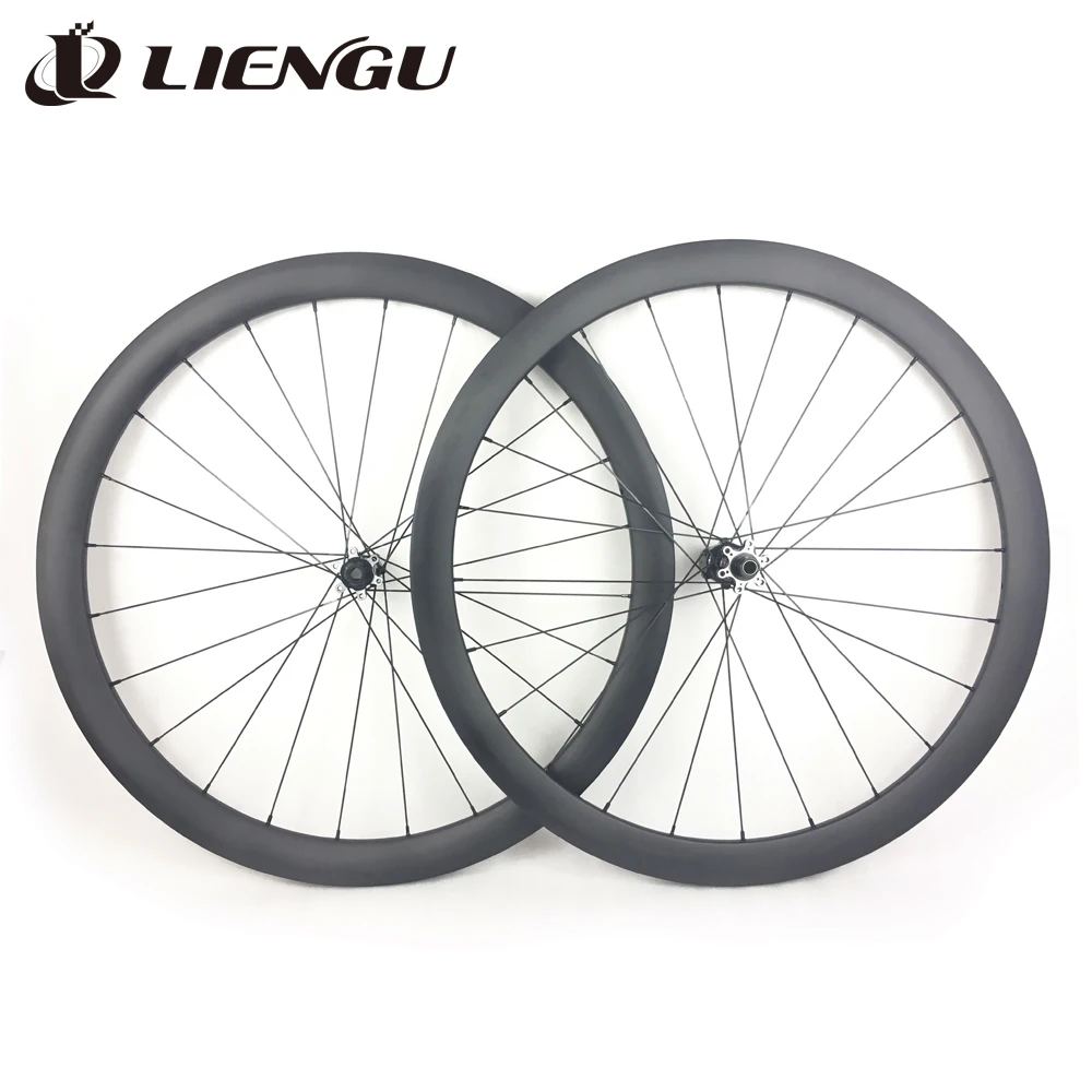 Gravel Bike 35mm 40mm 45mm 50mm 55mm Road Disc Brake Carbon Asymmetry Wheels Ratchet 60T Center Lock Straight Pull 24H HG XDR