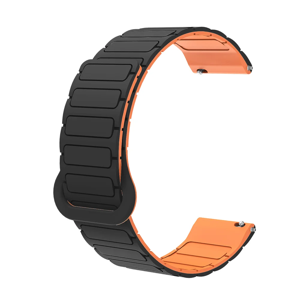 

Quick Release Magnetic Band For OPPO Watch X Bracelet Armor Style Lightweight Silicone Sport Smart Watch Strap for Men Women