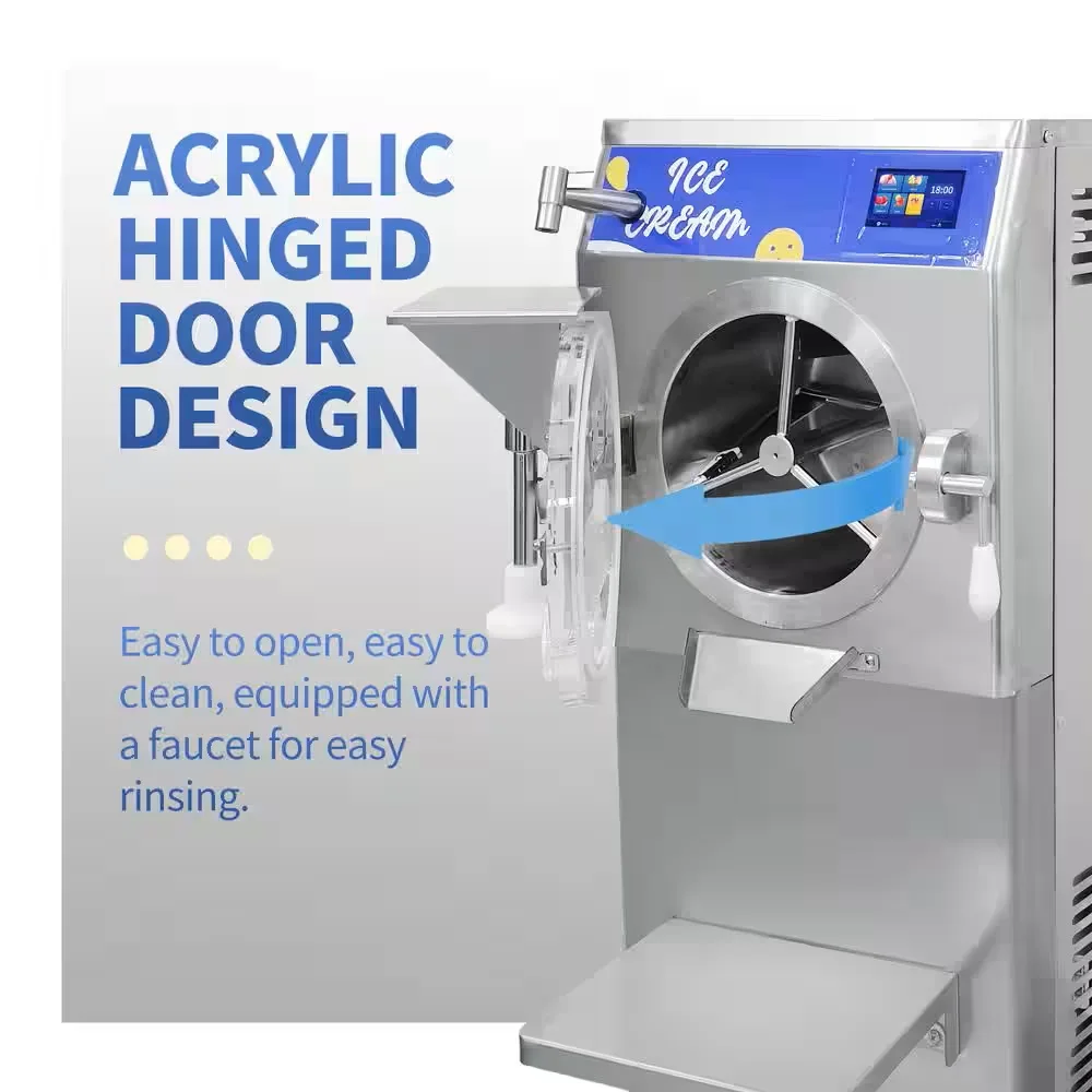 

50L/H Commercial Hard Ice Cream Machine/Ice Cream Machine/Vertical Italian Sundae Hard Ice Cream Maker